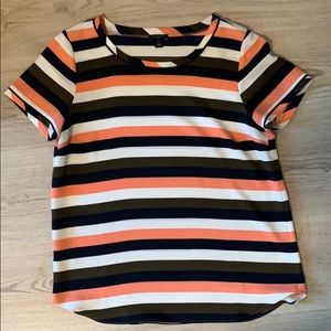 Striped Ann Taylor tee shirt blouse